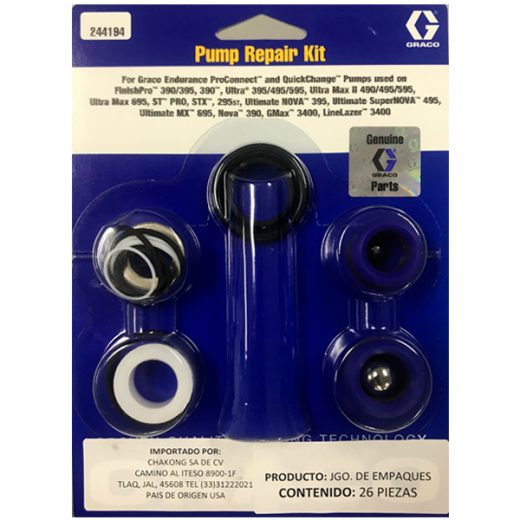 Graco Kit de Empaques 244194