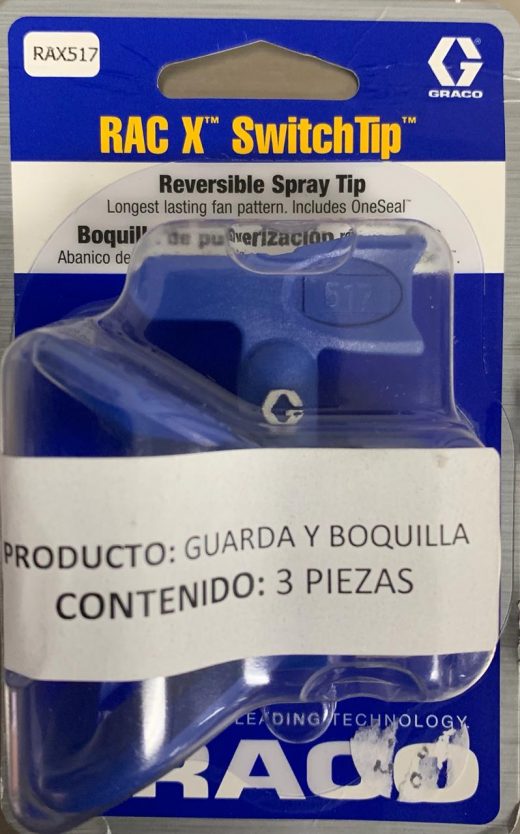 Kit de guarda Graco con boquilla azul RAX517
