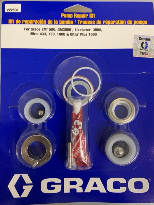 Kit de empaques Graco 222588