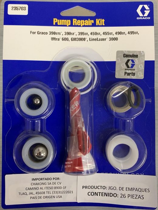 Kit de empaques Graco 235703