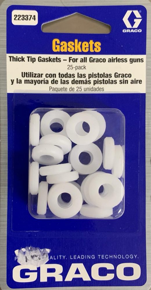 Kit de empaque y concha para boquilla Graco 223374