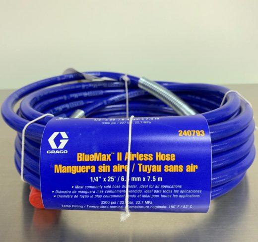 Manguera Graco airless Blue Max para 3,300 psi de 1/4"x 7.5m